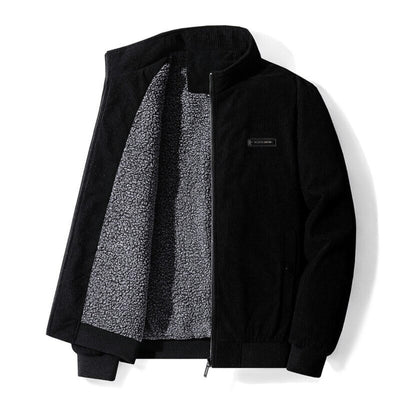 Jannick | Zeitlose Eleganz, Die Retro Cord Sherpa Jacke für einen Hauch von Nostalgie