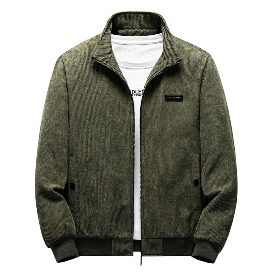 Jannick | Zeitlose Eleganz, Die Retro Cord Sherpa Jacke für einen Hauch von Nostalgie