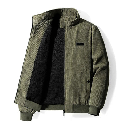 Jannick | Zeitlose Eleganz, Die Retro Cord Sherpa Jacke für einen Hauch von Nostalgie
