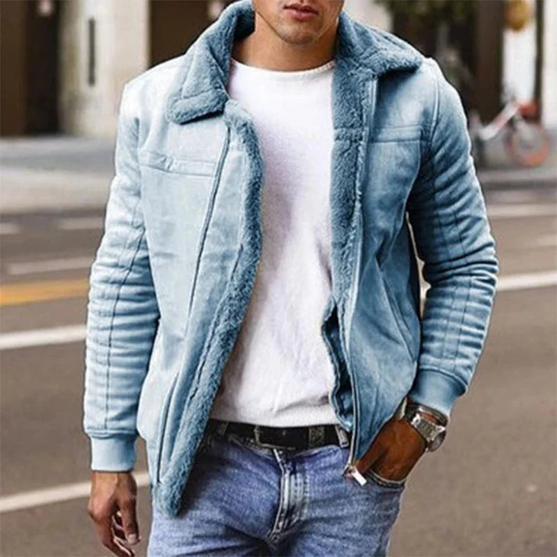 Jörg Kollektion | Men's Fleece Sweater Jacke für stilvolle Wärme und Komfort