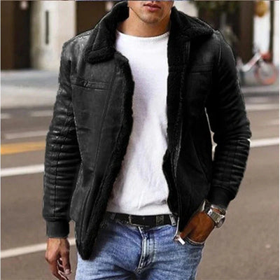 Jörg Kollektion | Men's Fleece Sweater Jacke für stilvolle Wärme und Komfort