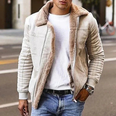 Jörg Kollektion | Men's Fleece Sweater Jacke für stilvolle Wärme und Komfort