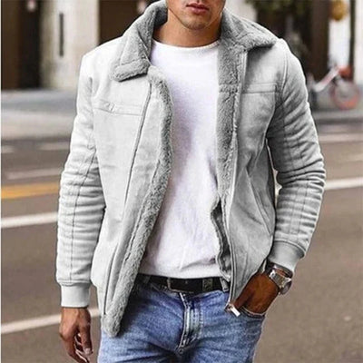 Jörg Kollektion | Men's Fleece Sweater Jacke für stilvolle Wärme und Komfort
