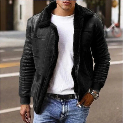 Jörg Kollektion | Men's Fleece Sweater Jacke für stilvolle Wärme und Komfort