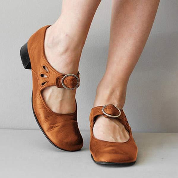 Rhoda® | Klassische Sandalen mit Lederabsatz