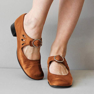 Rhoda® | Klassische Sandalen mit Lederabsatz