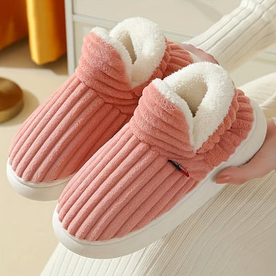 Karin Elegance | Cozy Bliss Plüschpantoffeln für luxuriösen Komfort und Stil