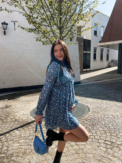 Kleid mit Blumendruck
