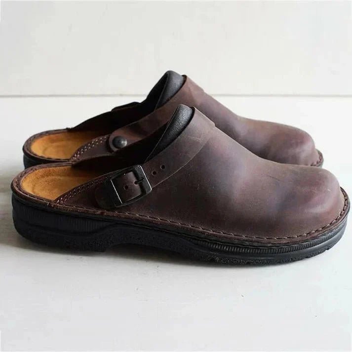 Ledersandalen - Orthopädisch - Ergonomisch - Pantoletten Schuhe - Herrenschuhe