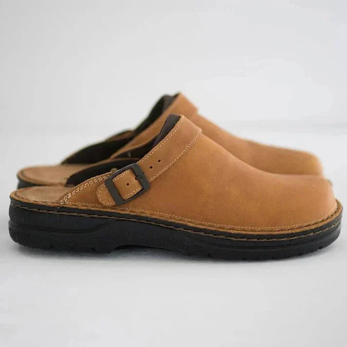 Ledersandalen - Orthopädisch - Ergonomisch - Pantoletten Schuhe - Herrenschuhe