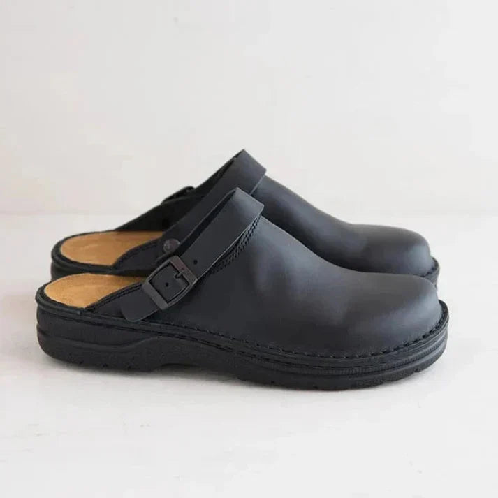 Ledersandalen - Orthopädisch - Ergonomisch - Pantoletten Schuhe - Herrenschuhe