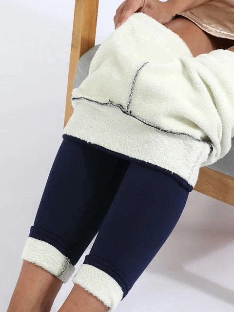 Leonie | Hochtaillierte Samt-Leggings für kuscheligen Komfort!