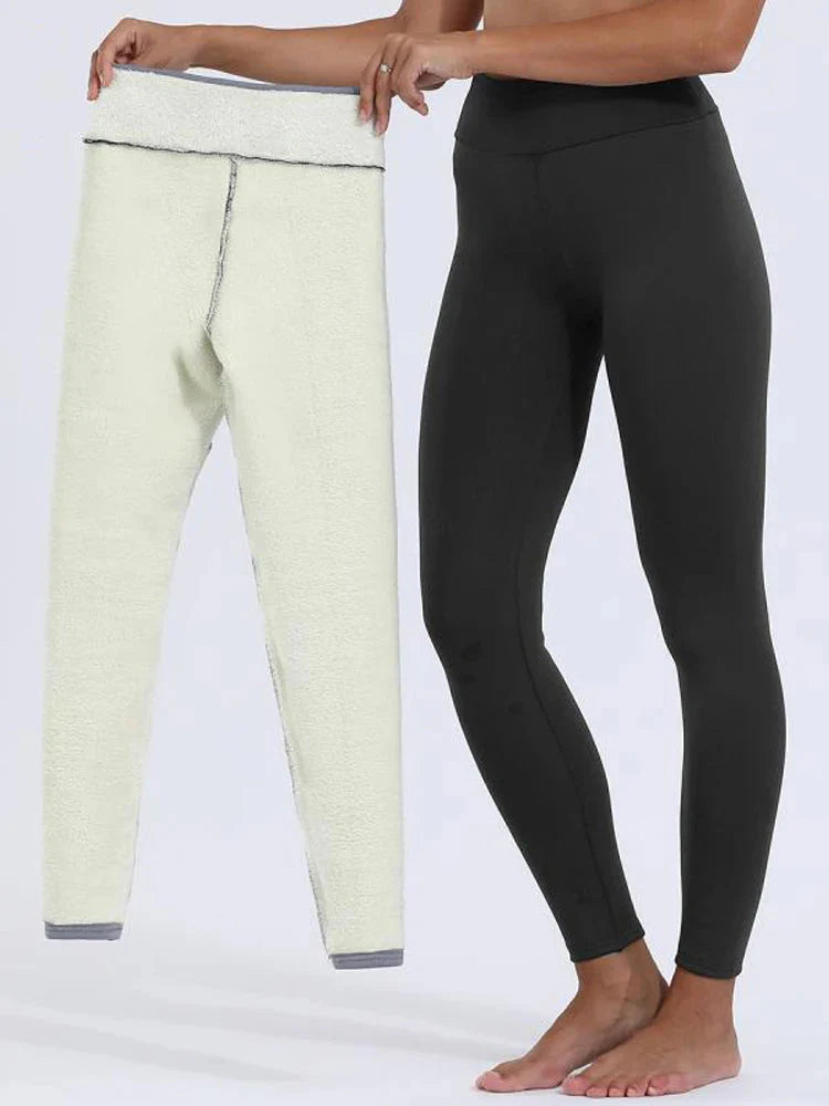 Leonie | Hochtaillierte Samt-Leggings für kuscheligen Komfort!