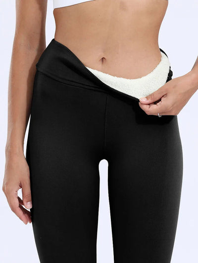 Leonie | Hochtaillierte Samt-Leggings für kuscheligen Komfort!