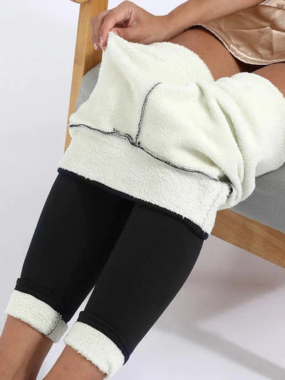 Leonie | Hochtaillierte Samt-Leggings für kuscheligen Komfort!