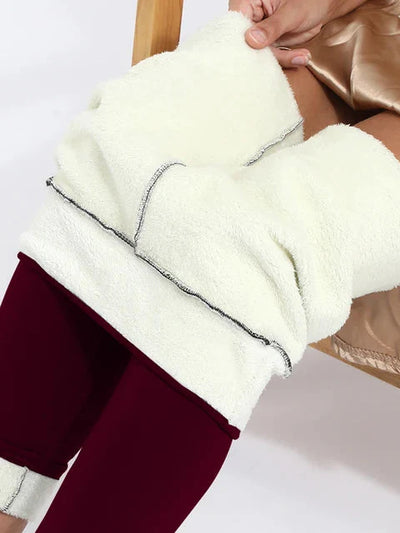 Leonie | Hochtaillierte Samt-Leggings für kuscheligen Komfort!