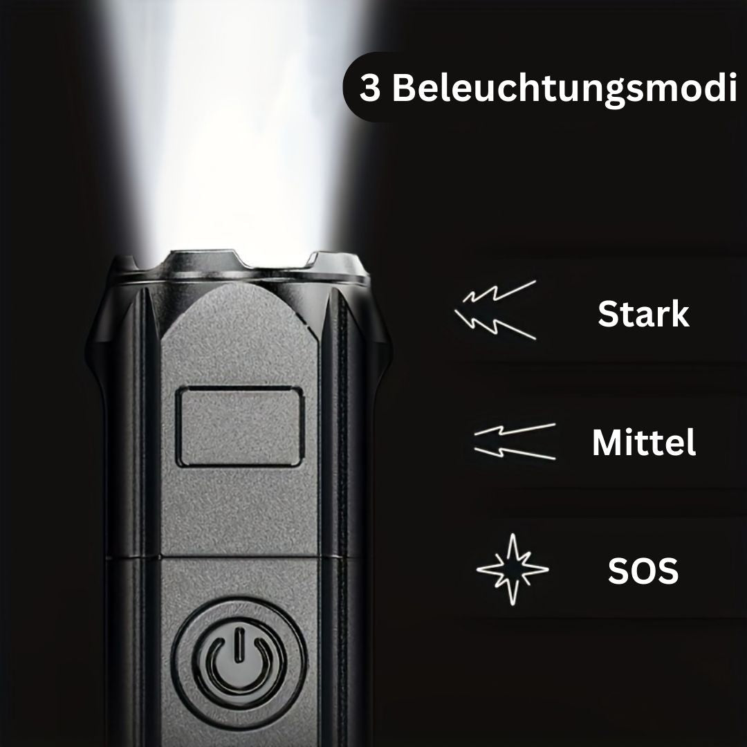 LuminaBeam Pro | Tragbare Teleskop-Taschenlampe für ultimative Outdoor-Abenteuer
