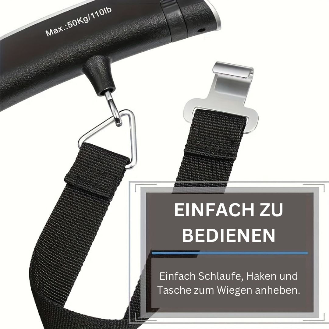LuminaWeigh | Erhöhen Sie Ihre Reise mit der ultimativen 110lb/50kg Digitalen Reisewaage