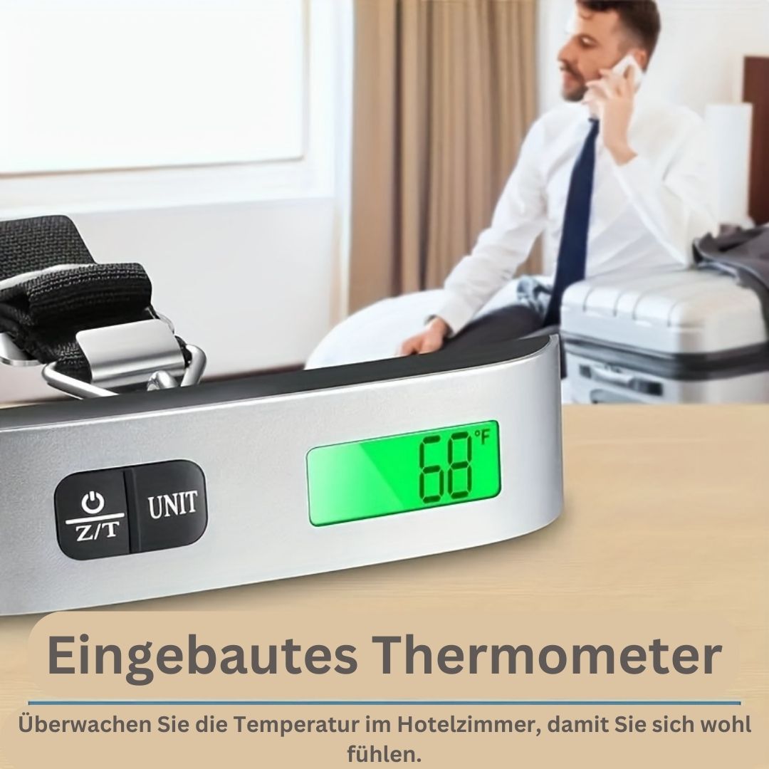 LuminaWeigh | Erhöhen Sie Ihre Reise mit der ultimativen 110lb/50kg Digitalen Reisewaage