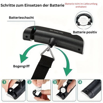 LuminaWeigh | Erhöhen Sie Ihre Reise mit der ultimativen 110lb/50kg Digitalen Reisewaage