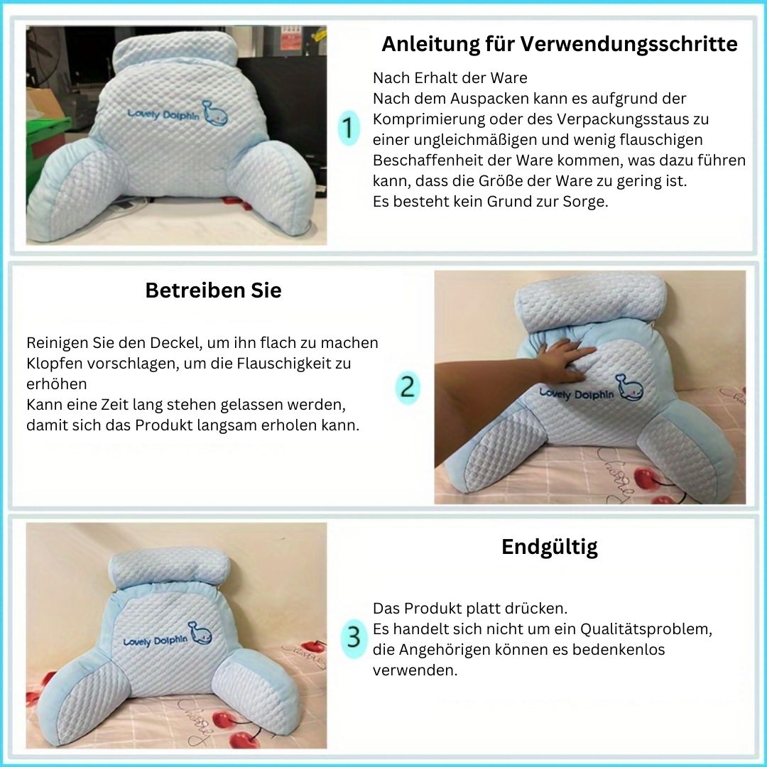 LuxeRelax | Lendenstützkissen - Ihr Tor zu stilvollem Komfort