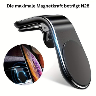 MagnetGrip Pro | Ultimative L-förmige Handyhalterung für Autos - stilvoll, sicher und universell