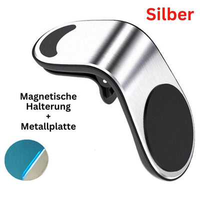 MagnetGrip Pro | Ultimative L-förmige Handyhalterung für Autos - stilvoll, sicher und universell