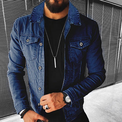 Marko Vintage | Peppen Sie Ihre Herbstgarderobe mit der ultimativen Slim Fit Denim Jacke für Männer auf