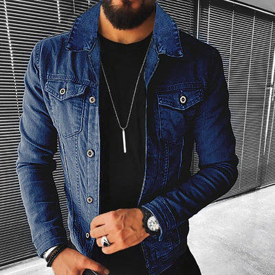 Marko Vintage | Peppen Sie Ihre Herbstgarderobe mit der ultimativen Slim Fit Denim Jacke für Männer auf