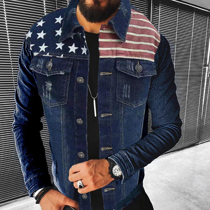 Marko Vintage | Peppen Sie Ihre Herbstgarderobe mit der ultimativen Slim Fit Denim Jacke für Männer auf