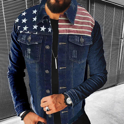 Marko Vintage | Peppen Sie Ihre Herbstgarderobe mit der ultimativen Slim Fit Denim Jacke für Männer auf