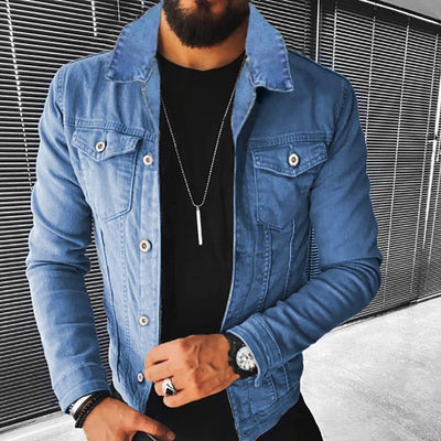 Marko Vintage | Peppen Sie Ihre Herbstgarderobe mit der ultimativen Slim Fit Denim Jacke für Männer auf