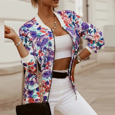 Mathilda Jacket | Mit unserer langärmeligen Bomberjacke im Vintage-Stil