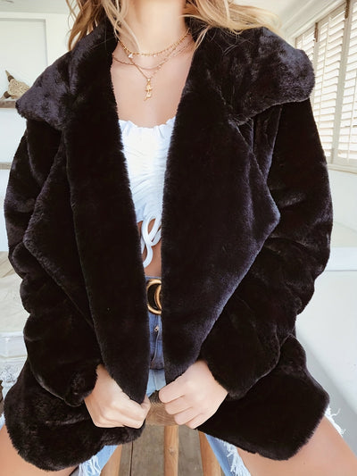 Merlijn | Dein Style, deine Eleganz - Mit unserem Casual Fuzzy Jacke im Trend