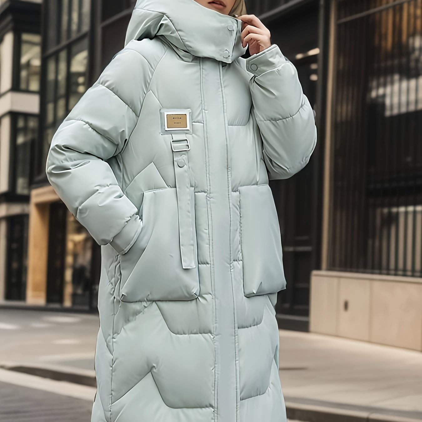 Mia Jacke | Elegante Wärme in Kniehoher Pufferjacke für Frauen