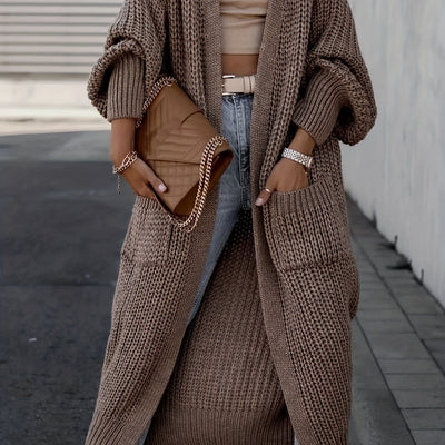 Monika | Erhöhen Sie Ihren Stil mit dieser unwiderstehlich gemütlichen Strickjacke mit langen Ärmeln