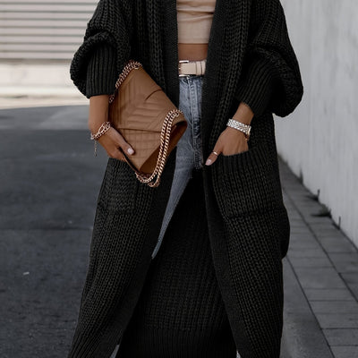 Monika | Erhöhen Sie Ihren Stil mit dieser unwiderstehlich gemütlichen Strickjacke mit langen Ärmeln