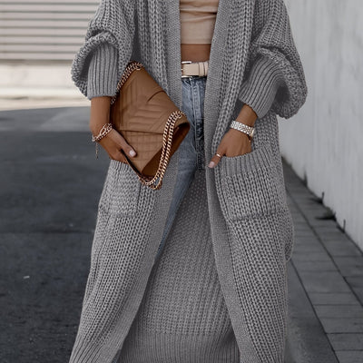 Monika | Erhöhen Sie Ihren Stil mit dieser unwiderstehlich gemütlichen Strickjacke mit langen Ärmeln