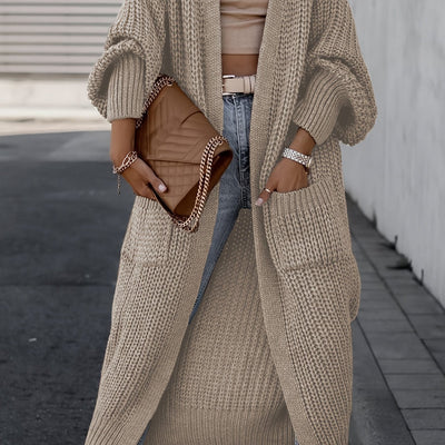 Monika | Erhöhen Sie Ihren Stil mit dieser unwiderstehlich gemütlichen Strickjacke mit langen Ärmeln