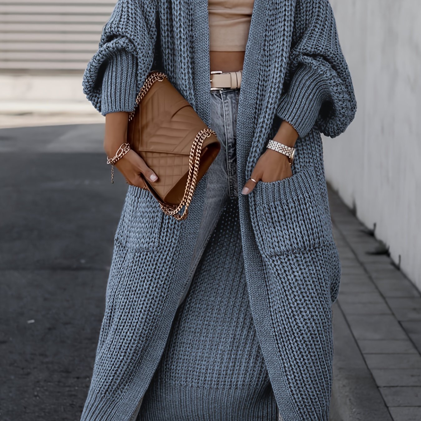 Monika | Erhöhen Sie Ihren Stil mit dieser unwiderstehlich gemütlichen Strickjacke mit langen Ärmeln