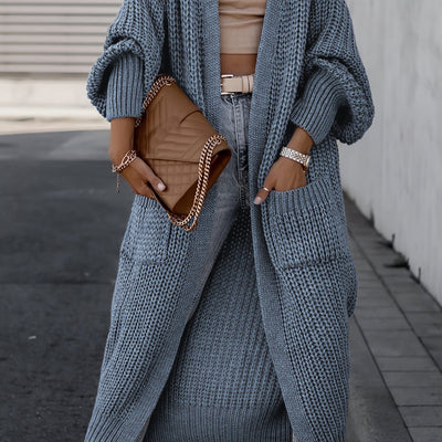 Monika | Erhöhen Sie Ihren Stil mit dieser unwiderstehlich gemütlichen Strickjacke mit langen Ärmeln