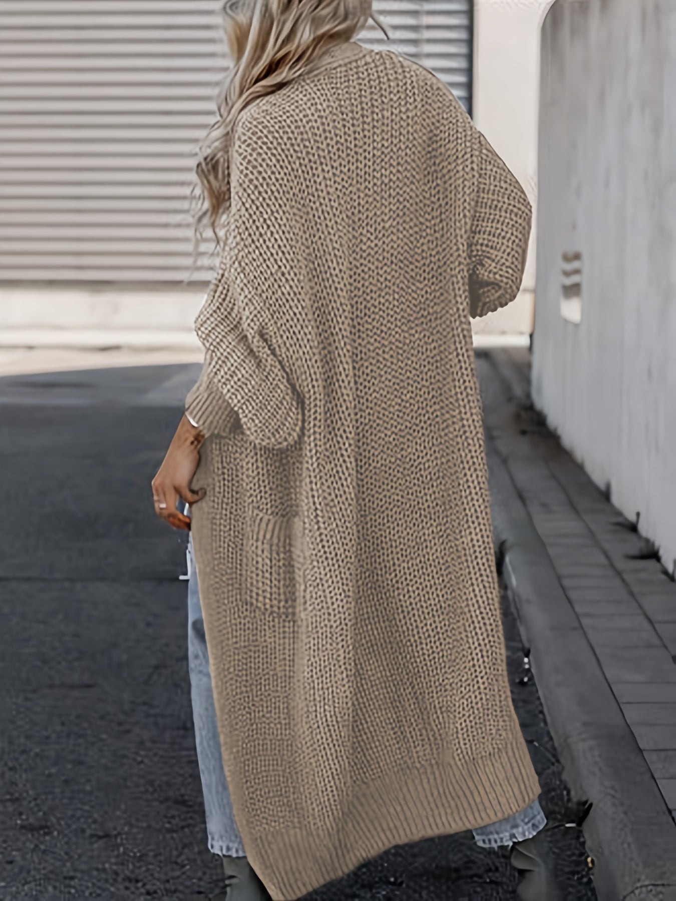 Monika | Erhöhen Sie Ihren Stil mit dieser unwiderstehlich gemütlichen Strickjacke mit langen Ärmeln