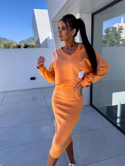 Selene® | Lässiges Top- und Kleid-Set