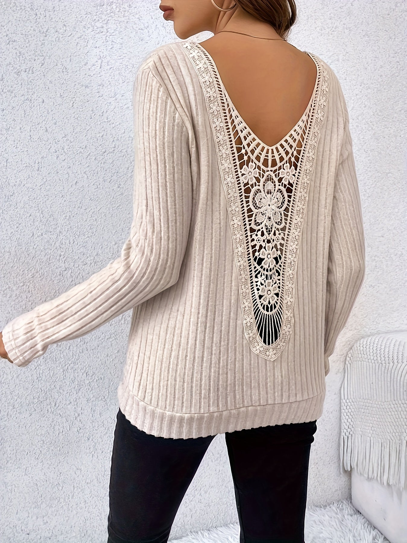 Neira | Eleganter Pullover mit Rüschen für zeitlosen Stil