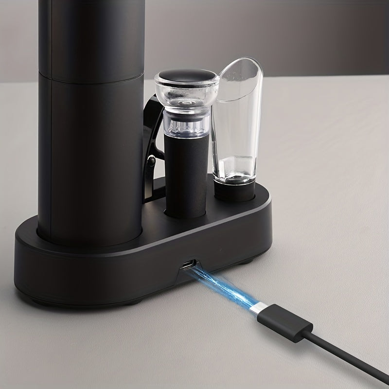 Nippen Sie mit Stil | Erhellen Sie Ihre Abende mit unserem eleganten elektrischen Weinöffner-Set