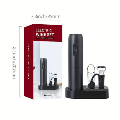 Nippen Sie mit Stil | Erhellen Sie Ihre Abende mit unserem eleganten elektrischen Weinöffner-Set