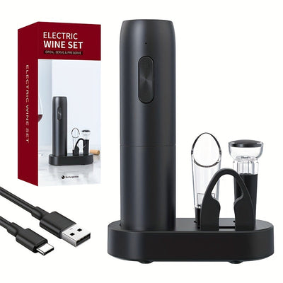 Nippen Sie mit Stil | Erhellen Sie Ihre Abende mit unserem eleganten elektrischen Weinöffner-Set