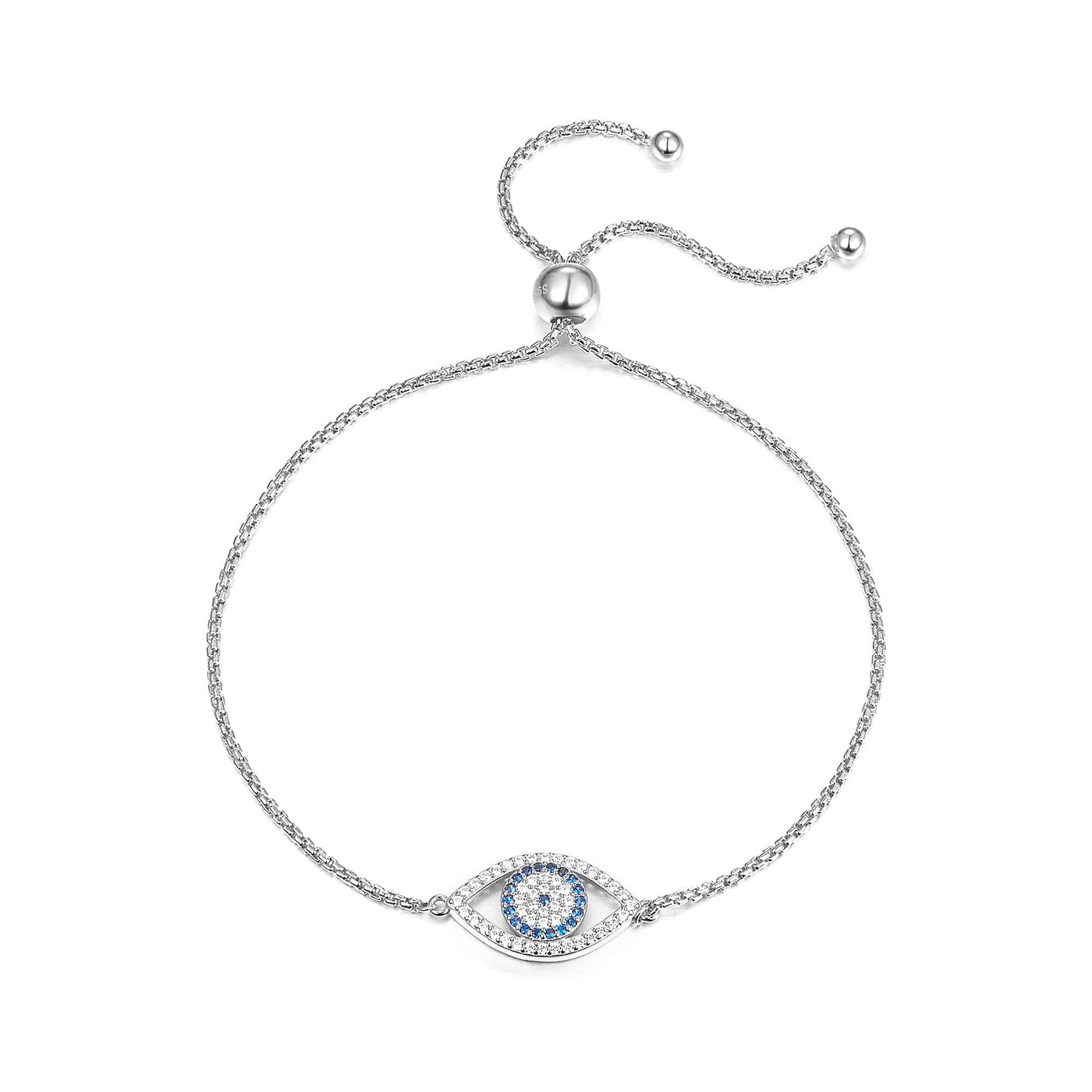 925er Sterling Silber Dämonenauge Armband