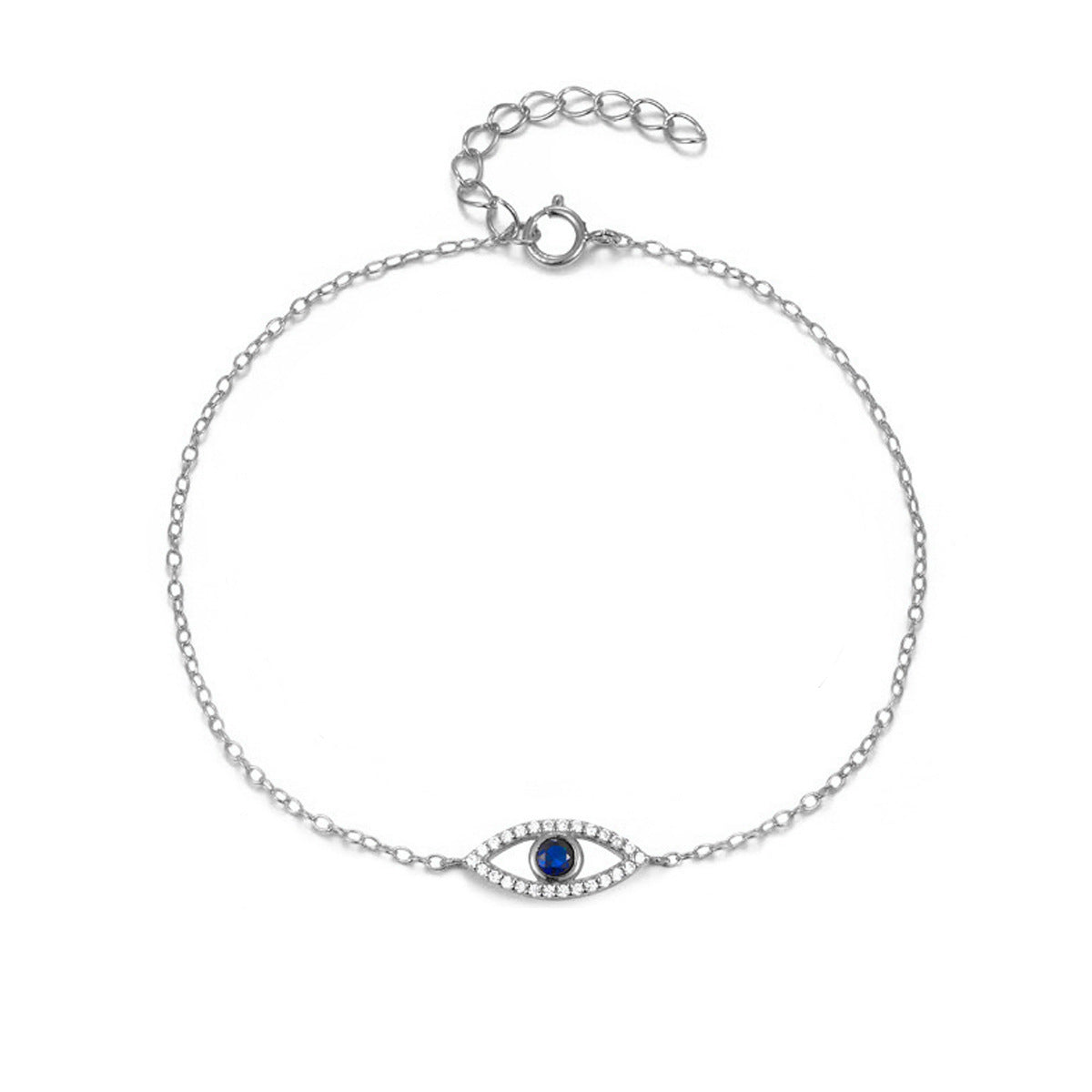 925er Sterling Silber Dämonenauge Armband