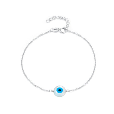 925er Sterling Silber Dämonenauge Armband